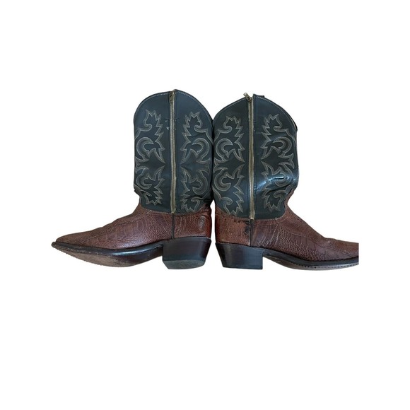 J. Chisholm size 9 Brown Ostrich leg boots - Picture 2 of 7